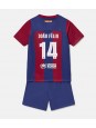 Barcelona Joao Felix #14 Heimtrikotsatz für Kinder 2023-24 Kurzarm (+ Kurze Hosen)